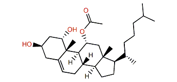 Cholest-5-en-1a,3b,11a-triol 11-acetate